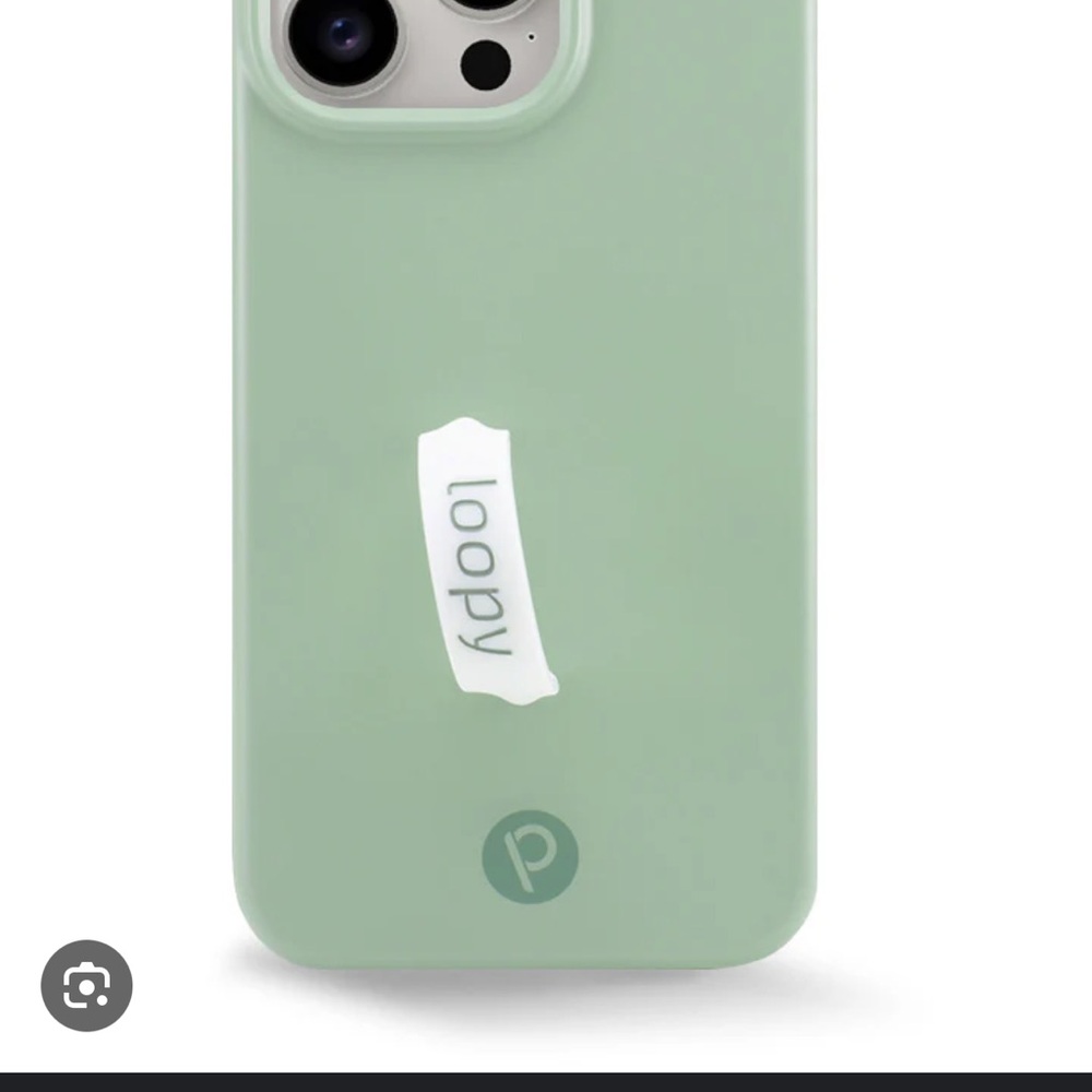 Loopy Sage Green Phone Case